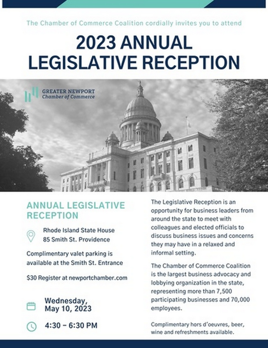 Annual Legislative Reception at RI State House REGISTRATION DEADLINE